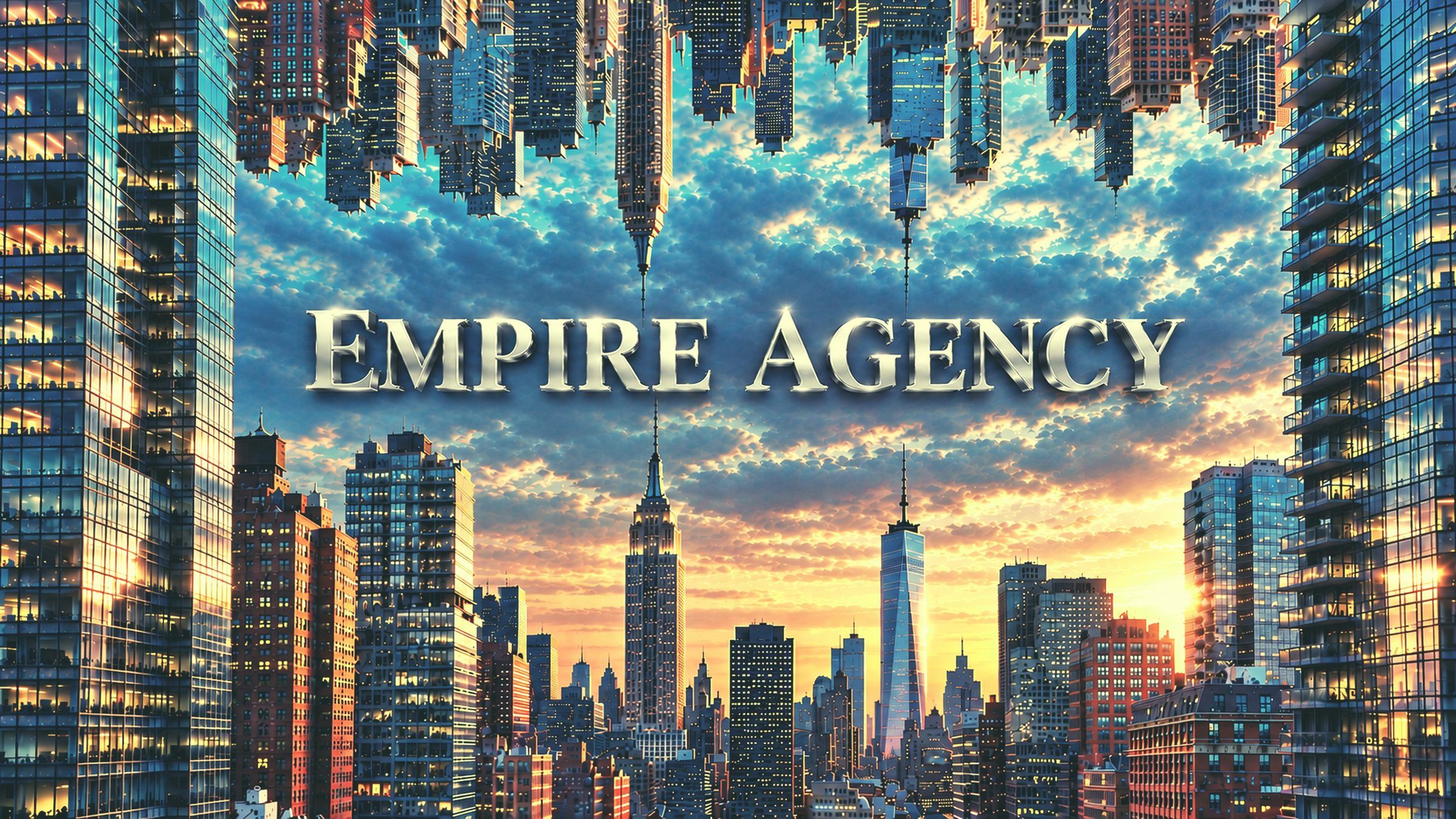 Empire Agency — city skyline with mirror reflection